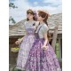 Twilight Crush Grape Pastoral Song Skirt Salopette JSKs(Reservation/3 Colours/Full Payment Without Shipping)